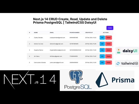 Nextjs14 CRUD Postgresql