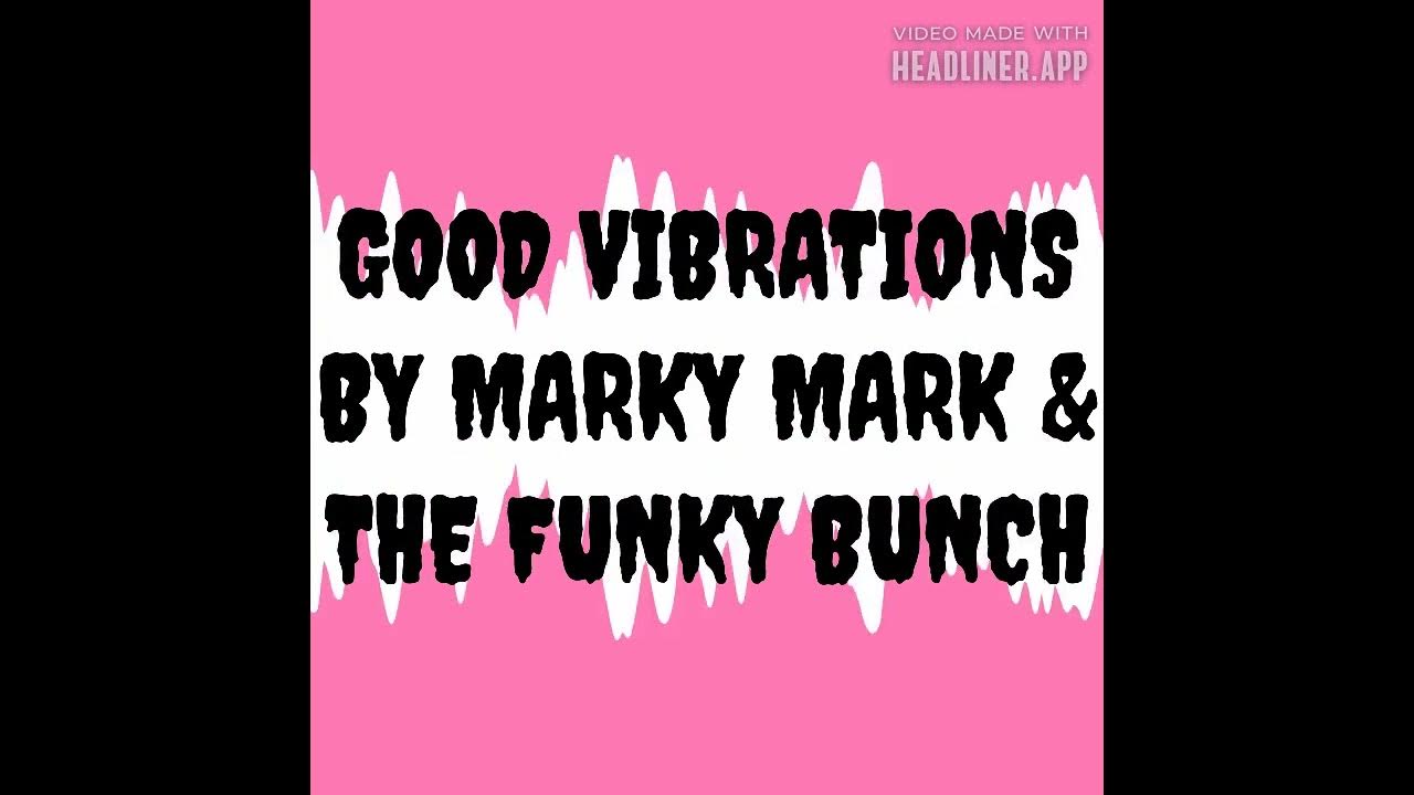 GOOD VIBRATIONS REMIX SONG BY MARKY MARK & THE FUNKY BUNCH - YouTube