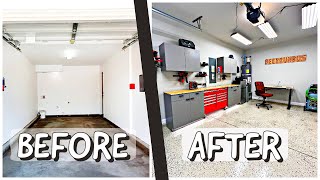 Building My Dream Garage With Epoxy Floors | Full Build