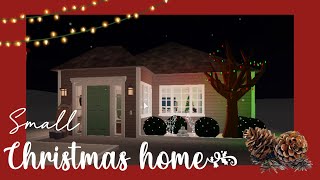 Small Christmas Home / Bloxburg / Speedbuild