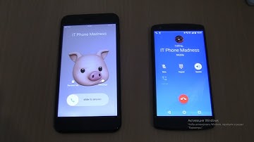 Incoming call & Outgoing call at the Same Time Iphone 7 plus +Nexus 5