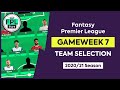 FPL GW7: TEAM SELECTION | Salah, Kane or Son Captain? | Gameweek 7 | Fantasy Premier League Tips