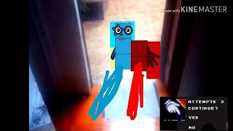 (SCARY GAME OVER) Numberblock 5 Troopers (Sega Pico & Snes Bootleg) Continue And Game Over