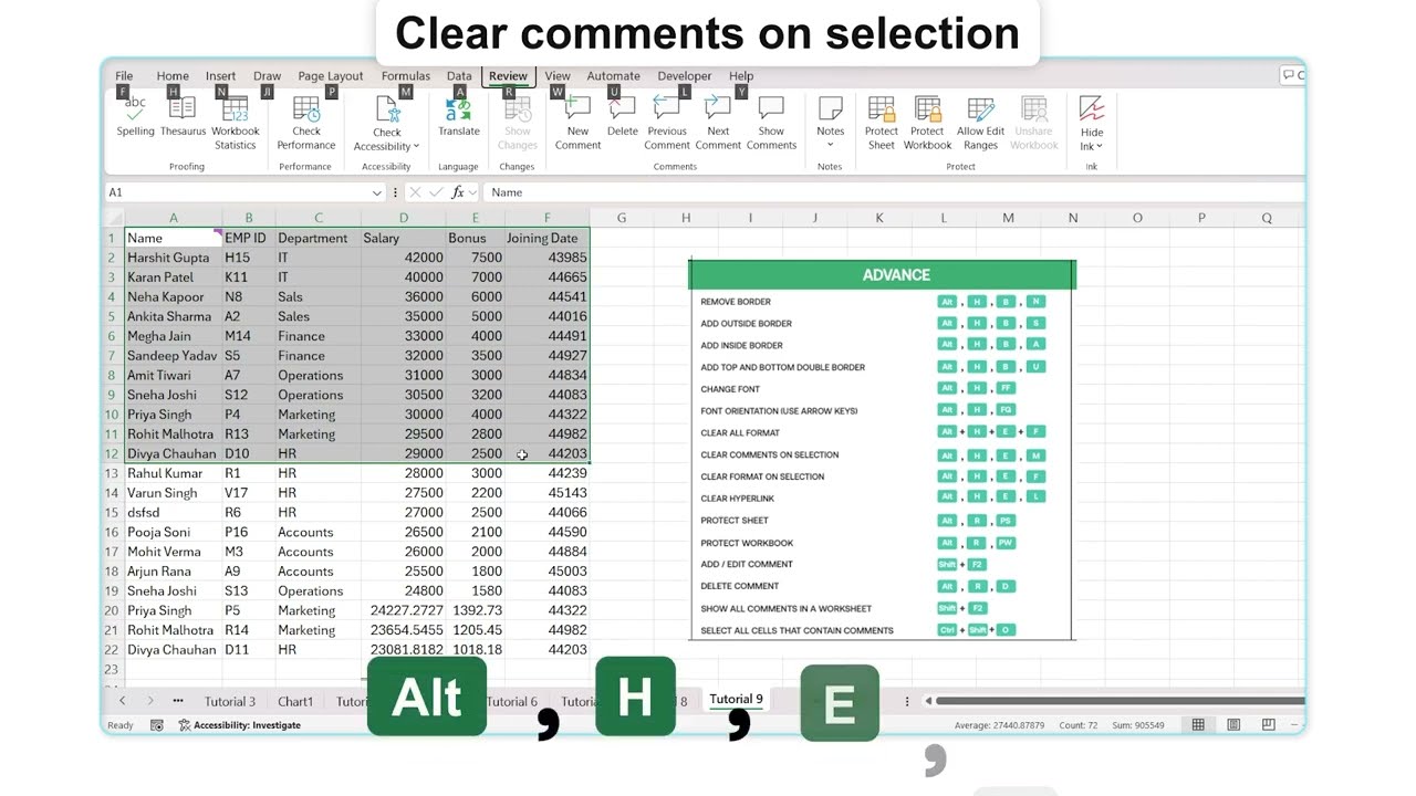 Урок 9 — Расширенные возможности: Форматирование и навигация — Кубы ярлыков для Microsoft Excel