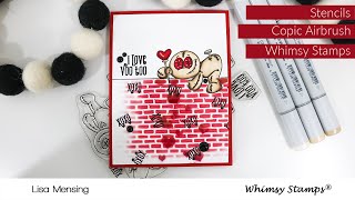 Whimsy Stamps COPIC Airbrushing and Stencils