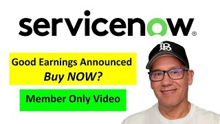 ServiceNow earnings were good.  Buy or Sell $NOW?