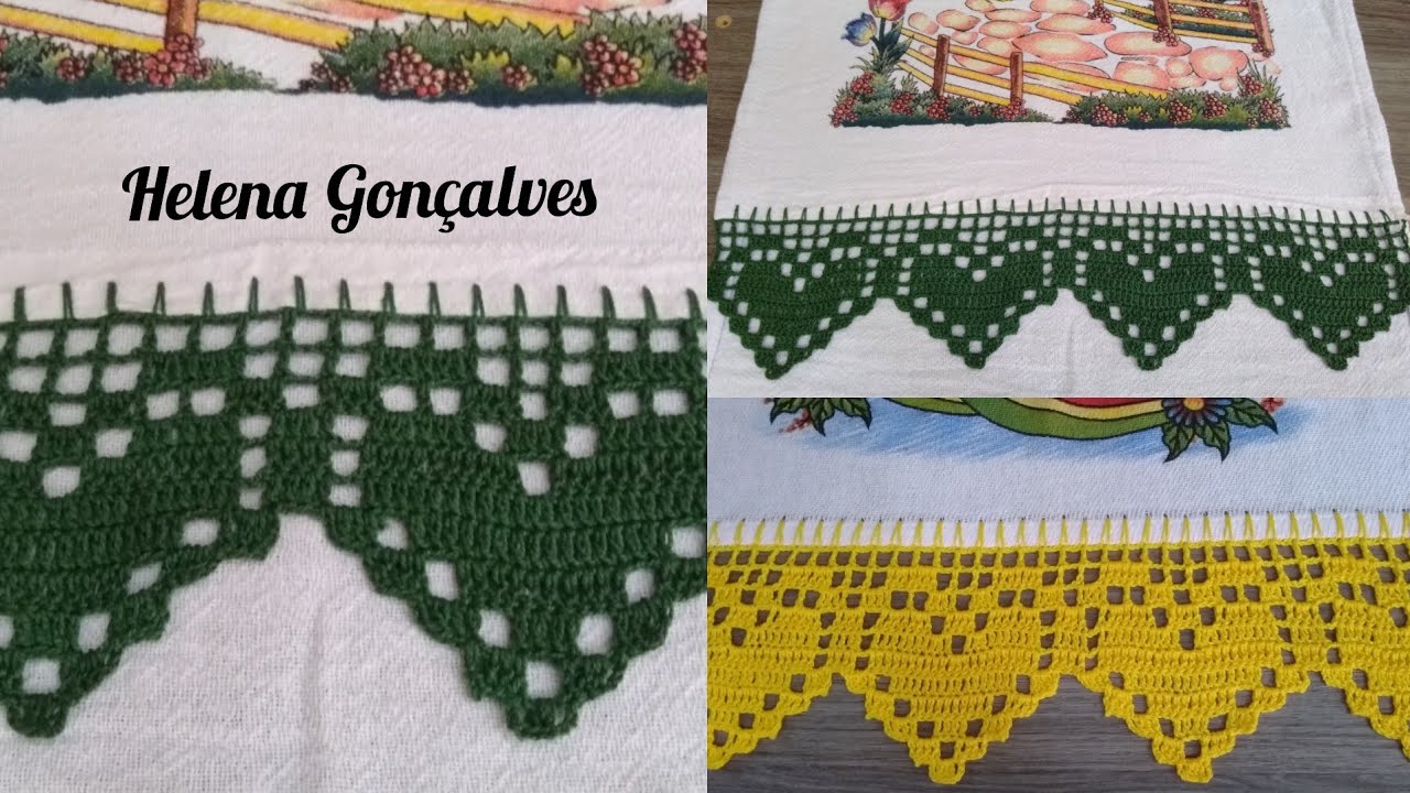 barrado de crochê coração N°555 @HelenaGonçalves-t3q