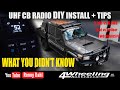 UHF CB Radio Install & TIPS