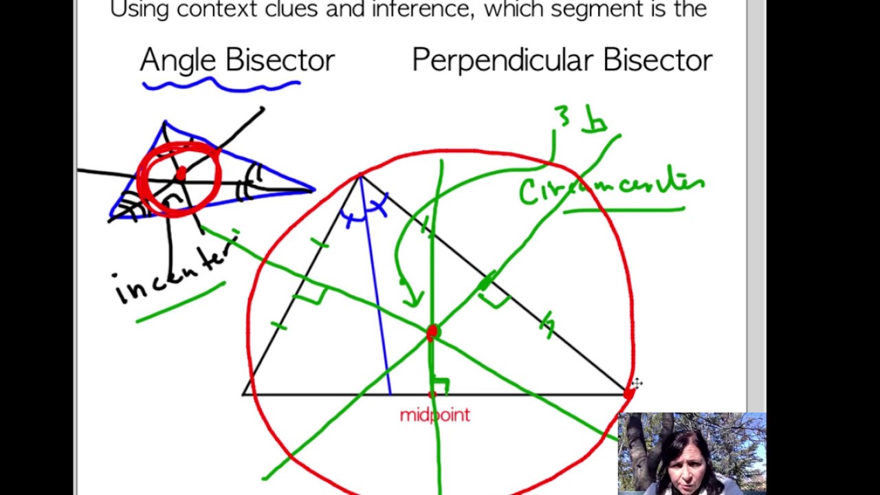 GEOA Medians, Perpendicular Bisectors, Altitudes, Angle Bisectors - YouTube
