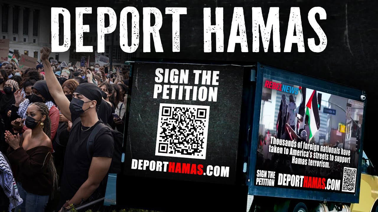 BILLBOARD TRUCK: We’re taking our message to Deport Hamas to the streets of major cities!