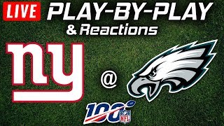 Giants vs Eagles | Live Play-By-Play & Reactions