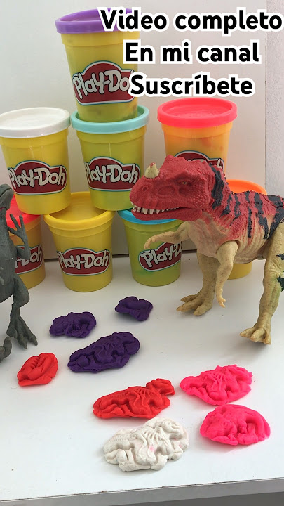 Pâte à modeler Dinosaures - maternellepailletée