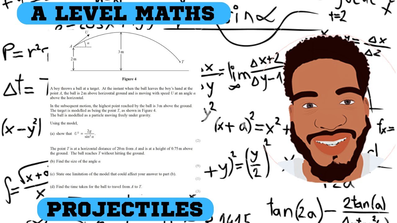 A Level Maths | Mechanics | Projectile Motion | Live Exam Question ...