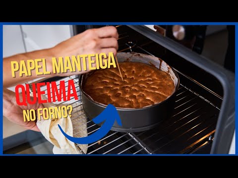 Vídeo: O papel manteiga queima no forno?