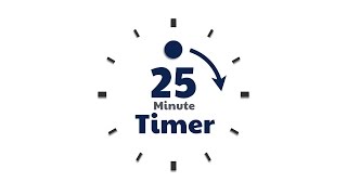 25 min Countdown Timer Simple Turning Dot