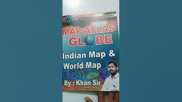 New indian & world map book by Khan Sir