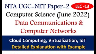 Cloud Computing : Virtualization | IoT | Computer Networks || Lec-13