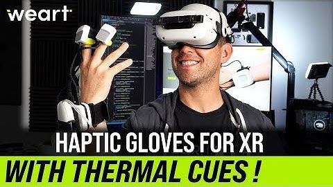@dilmerv Shared his experience with TouchDIVER haptic glove