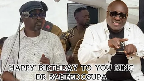 ONE LOVE SEE HOW ALABI PASUMA SINGS FOR KING SAHEED OSUPA ON STAGE FOR HIS BIRTHDAY CELEBRATION 