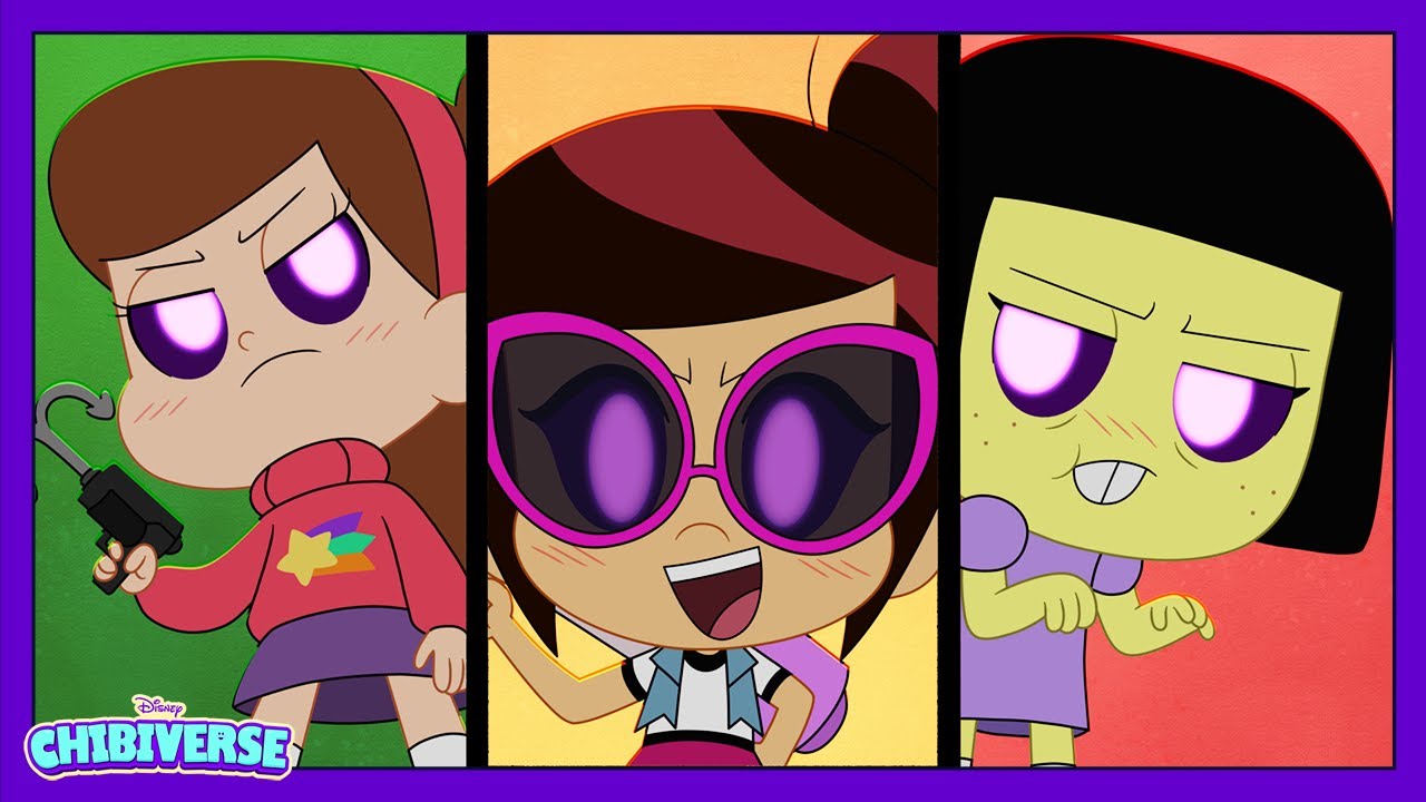 Chibiverse | Opposites Attack! | @disneychannelanimation