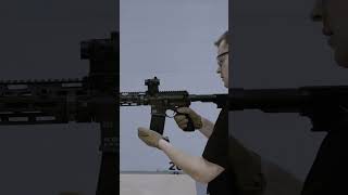 The Hk416 A5 In The Gas Blowback Version  