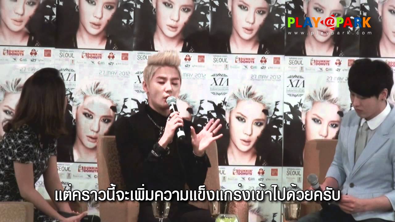 [PP Music] Interview : XIA (XIA 1st Asia Tour Concert TARANTALLEGRA in Bangkok -280512)