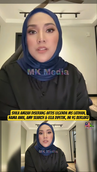 SHILA AMZAH DISER4NG ARTIS LEGENDA Ms LATIHAN,Nama AWIE, AMY SEARCH & ELLA DIPETIK, Ini Yg Berlaku