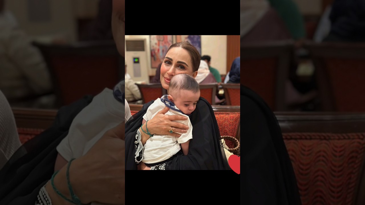 Reema khan with son trending video