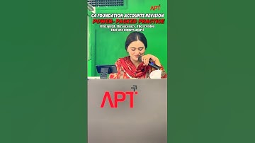 CA foundation Accounts revision by CA CS Mayserah Mazhar Ma’am. #Accounts #CA #CAFoundation #CAExams