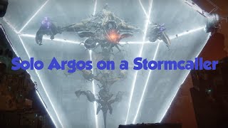Solo Argos on a Stormcaller Warlock
