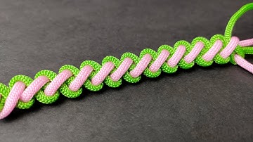 How to tie easy knot pattern # Paracord/Macrame #3