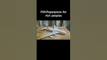 EMIRATES A380 PAPERCRAFT #papercraft #aviation #trending #airplane #shorts #funny #viralvideo #fyp