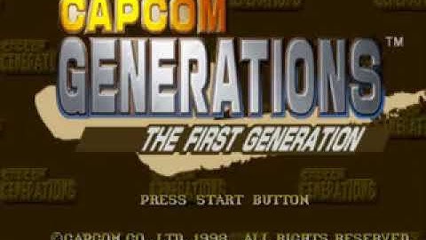 Capcom Generations   The First Generation Europe - Playstation (PS1/PSX)