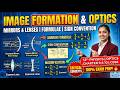 image formation by concave and convex mirror and lens | Formula | magnification | sign convention
