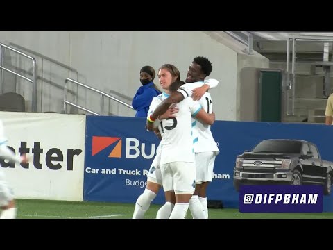 Benjamin Mines with a Goal vs. Birmingham Legion FC