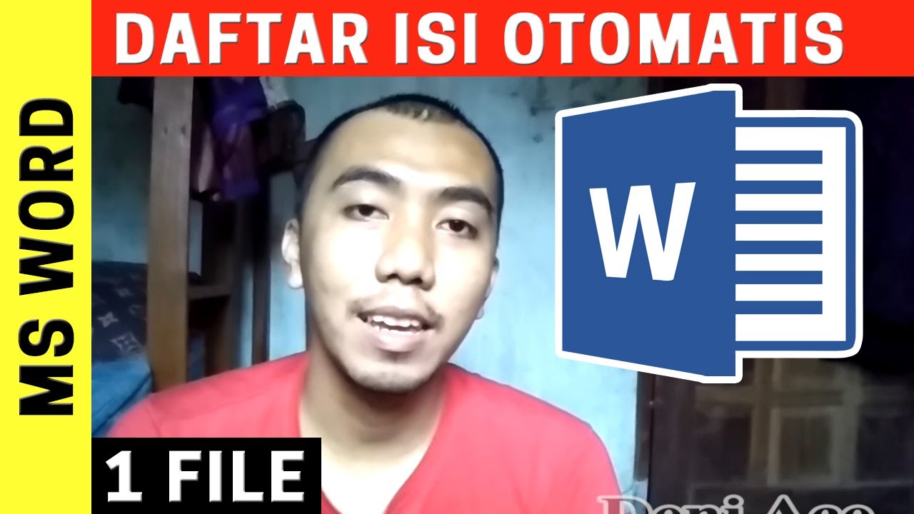 Cara Membuat Daftar Isi Otomatis Pada Microsoft Word