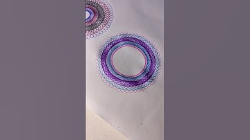 Count the number of circles drawn by pen in total??? #spirograph #viralvideo #likeandsubscribe #2024