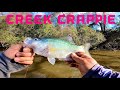 Crappie Fishing slip bobbers in the creek on the JON BOAT