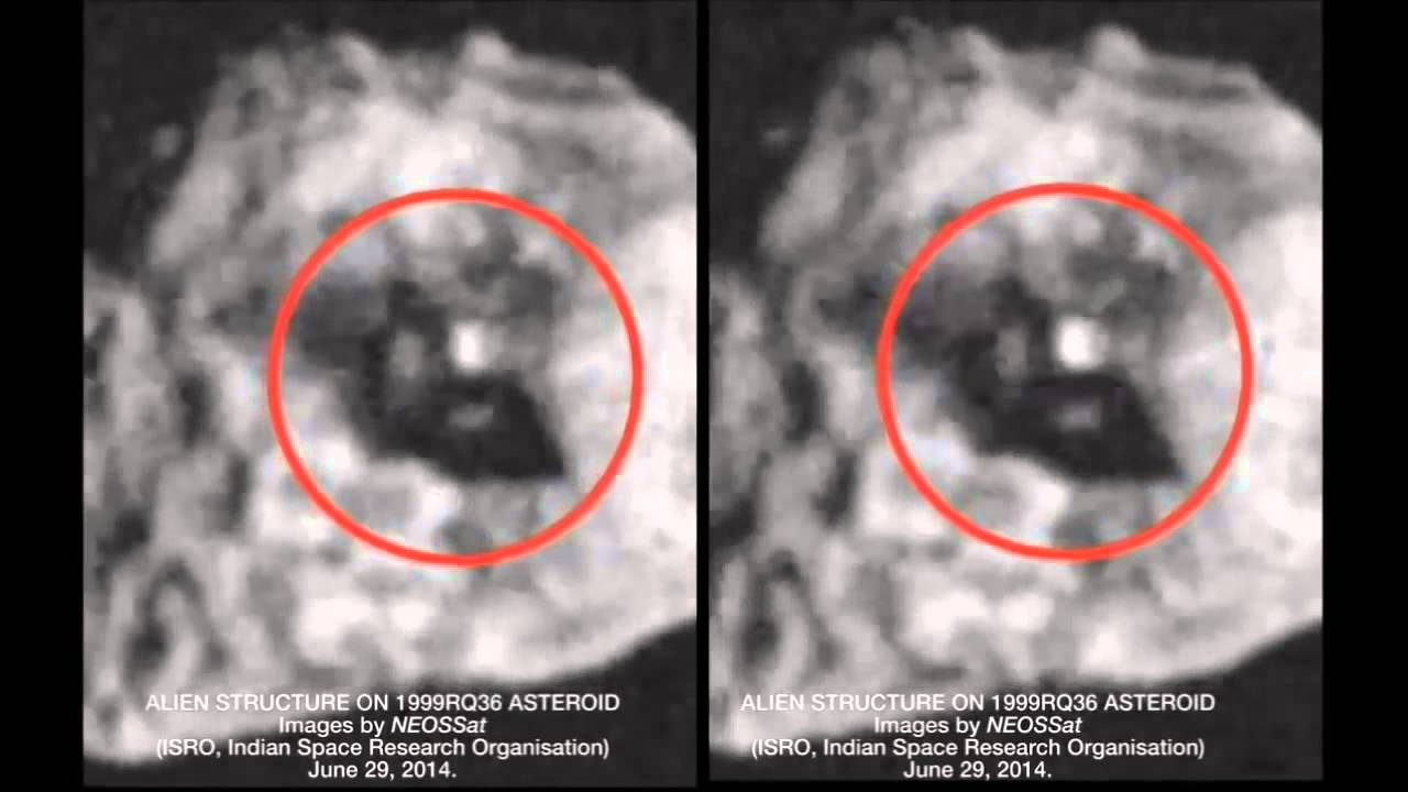 Alien pyramid found on asteroid 1999 rq36 youtube
