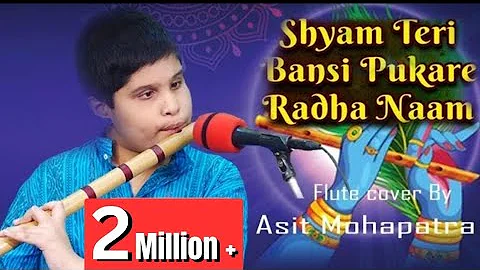 Shyam Teri Bansi Pukare Radha Naam - Asit Mohapatra | Flute cover | Instrumental version