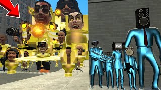 DIAMOND CAMERA MANs and SPEAKER MANs AMBUSHED GOLDEN RESURECTED G-MAN, SKIBIDI TOILETs - Garry's Mod