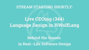 Live CEOing Ep 344: Language Design in Wolfram Language [@= Operator, Table, & More]