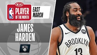 James Harden Is Named #KiaPOTM​ For March | Eastern Conference