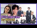 Korean Dost Reacts to 【BTS Interview by Indian】 | Sakshma Srivastav