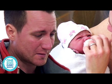 Dad CRIES Seeing His NEWBORN Baby | One Born Every Minute