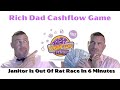 Janitor Is Out Of Rat Race In 6 Minutes: Rich Dad Cash Flow