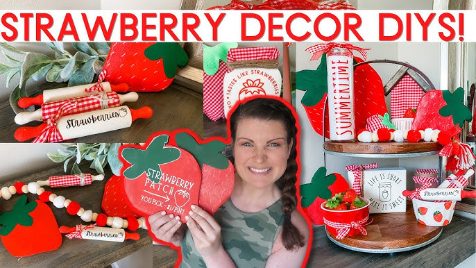 DIY Strawberry Table Decor / How to Make a Table Decor #54 