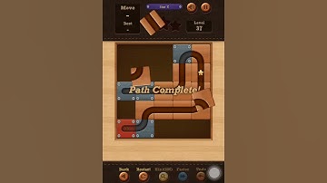 Roll the Ball slide puzzle Star E Pack Level 37 Solution