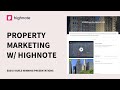 How to Create a Digital Property Marketing with Highnote