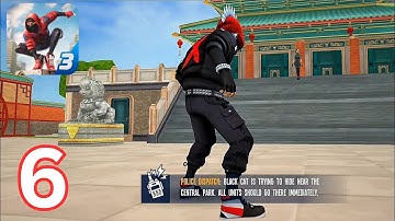 Spider Fighter 3 - Gameplay Walkthrough Part - 6 Protect The City (Android, iOS)